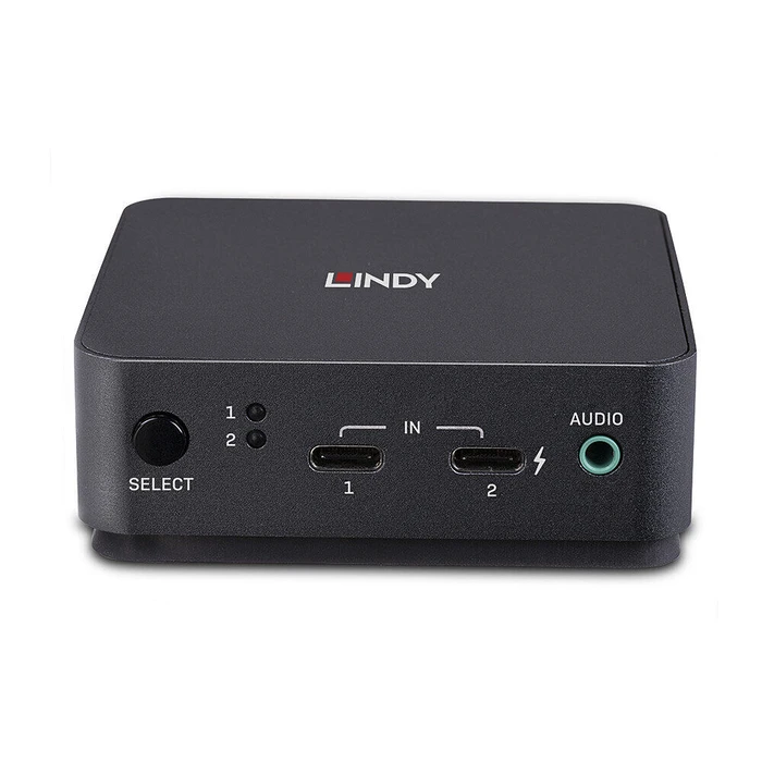 KVM Switch Lindy 2 Port Type C, DisplayPort 1.2