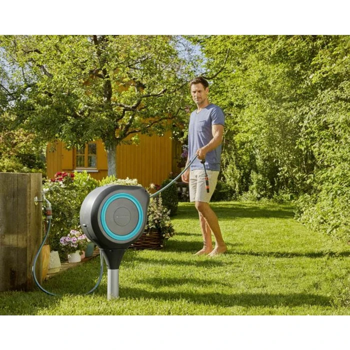 Αυτόματη Ανέμη Ποτίσματος Gardena Garden RollUp M (turquoise) 20 m