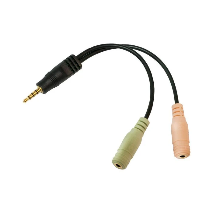 Αντάπτορας 3.5 LogiLink Audio Male 4p.to 3,5mm female
