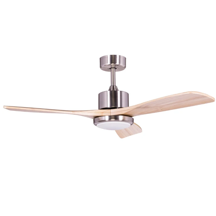 Ανεμιστήρας Οροφής IQ Cf-5213 Satin Nickel 52" Με Led Φως Και Τηλεχειριστήριο 85w