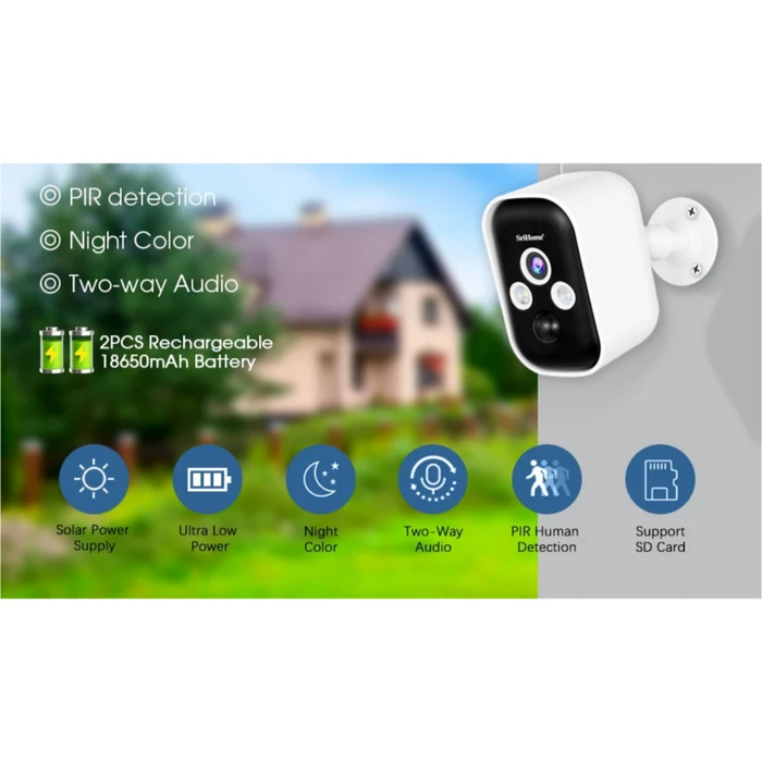 Κάμερα Παρακολούθησης Srihome Wireless HOME SECURITY 4MP