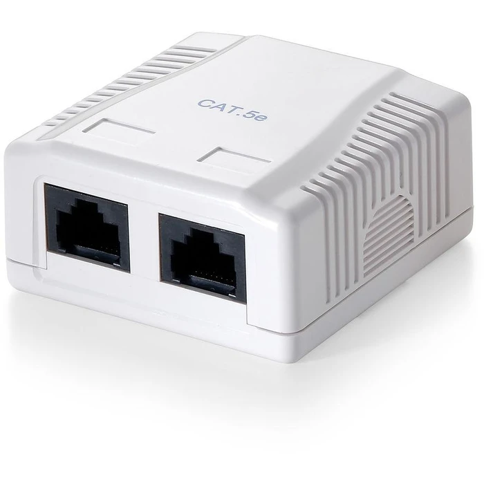 Πρίζα Δικτύου Equip Cat6 2xRJ45 UTP Premium RAL 9010 white polybag