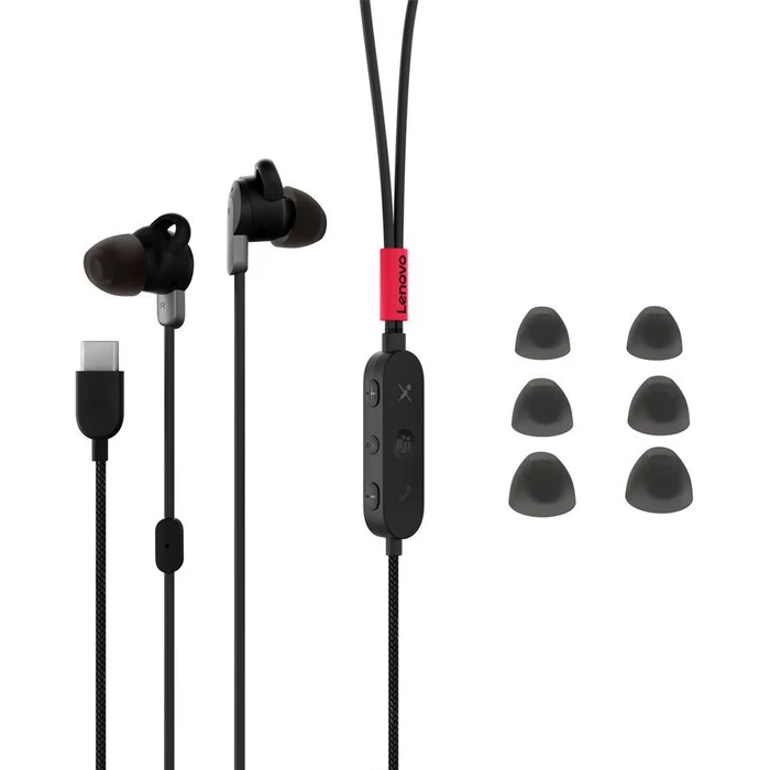 Handsfree Ακουστικά Lenovo GO - USB-C ANC In-Ear