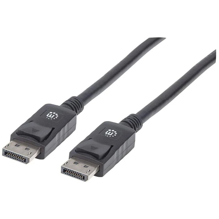 Καλώδιο DisplayPort Manhattan M/M 1.0m shielded Black
