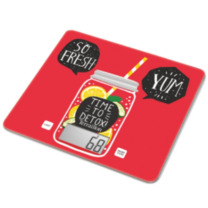 Ζυγαριά Κουζίνας Terraillon GR14251 T1040 Detox Κόκκινη