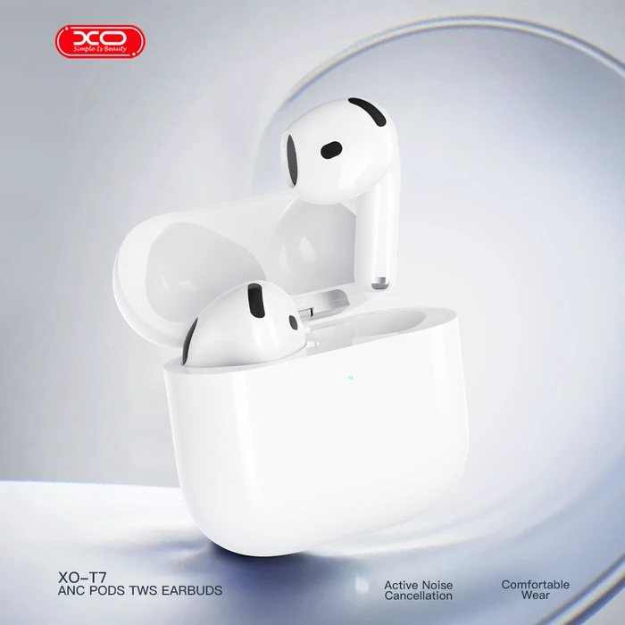 XO T7 ANC Ασύρματα Ακουστικά Earbuds TWS 6ης Γενιάς με Noise Cancelling Standard Edition