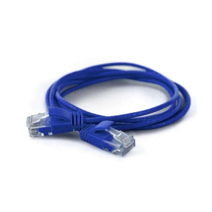 Καλώδιο Δικτύου Wantec UTP CAT6a d=2,8mm 0,50m Blue