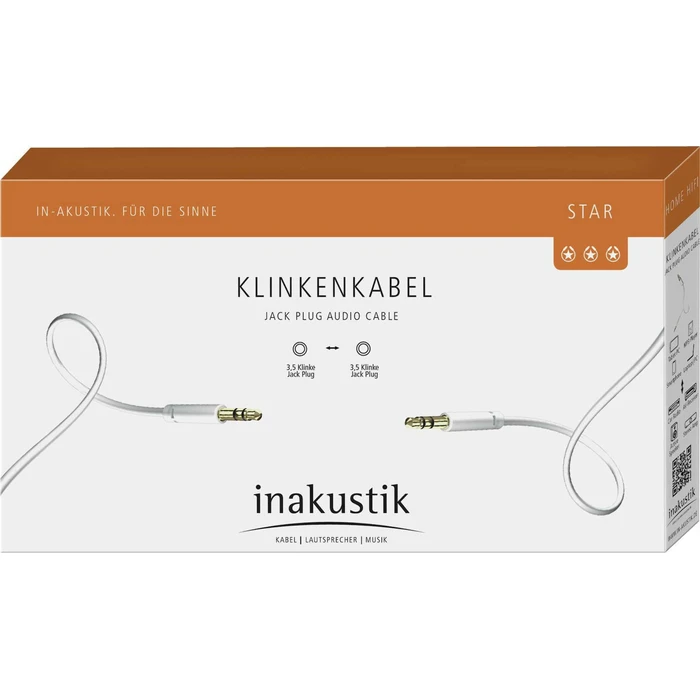 Καλώδιο 3.5mm Inakustik Star Audio Jack Plug 0,5 m