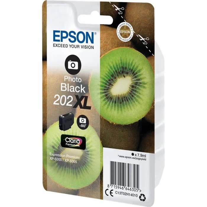 Μελάνι Epson photo black Claria Premium 202 XL T 02H1