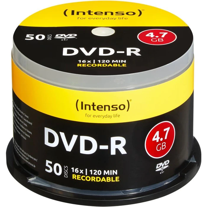 DVD-R Intenso 4,7GB 50pcs CakeBox 16x
