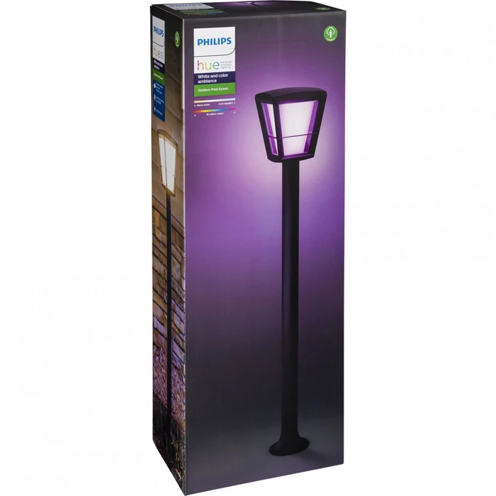 Εξωτερικό Φωτιστικό Δαπέδου Philips Hue Econic LED path light black