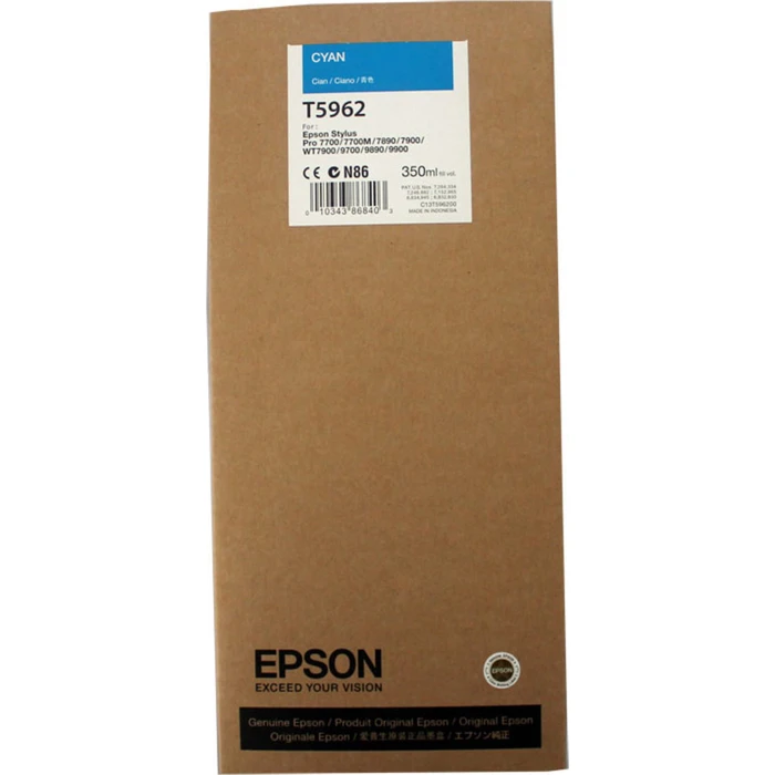 Μελάνι Epson cyan T 596 350 ml T 5962