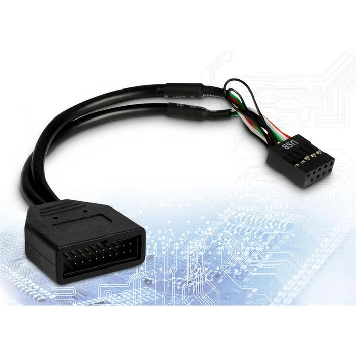 Καλώδιο Inter-Tech Adapter USB 3.0 to USB 2.0 9Pin
