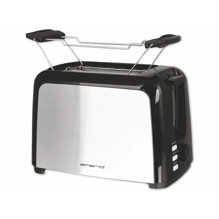 Φρυγανιέρα Emerio 2 slices, stainless steel, thermostat, attachment
