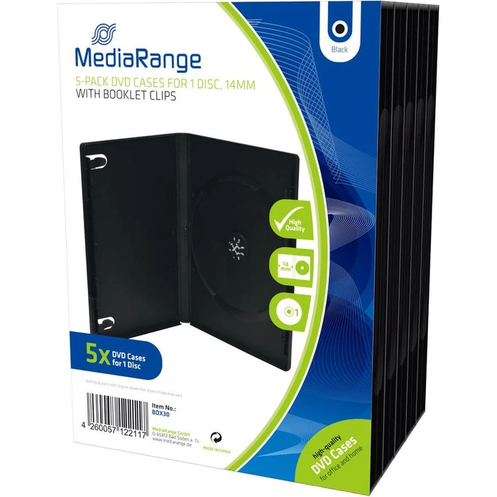 Θήκη DVD MediaRange Leerbox 5pcs Single retail