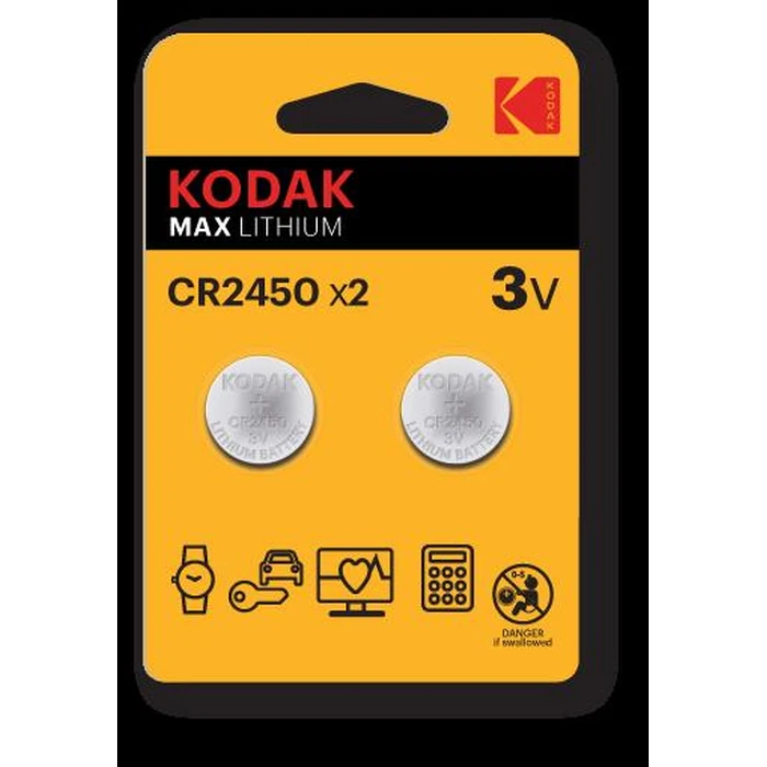 Μπαταρία Λιθίου Kodak CR2450 Single-use