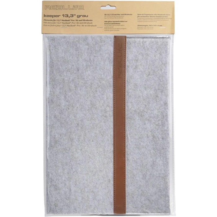 Τσάντα Laptop ultron felt sleeve 33cm 13,3" grey