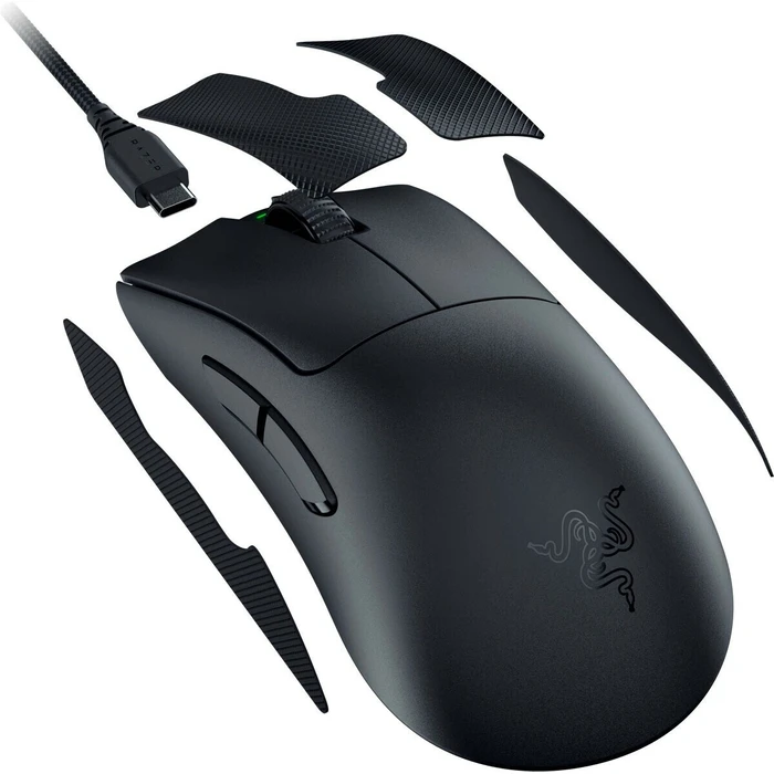 Ποντίκι Gaming Ασύρματο Razer DEATHADDER V3 PRO BLACK - 64g - Ergonomic - 30K DPI
