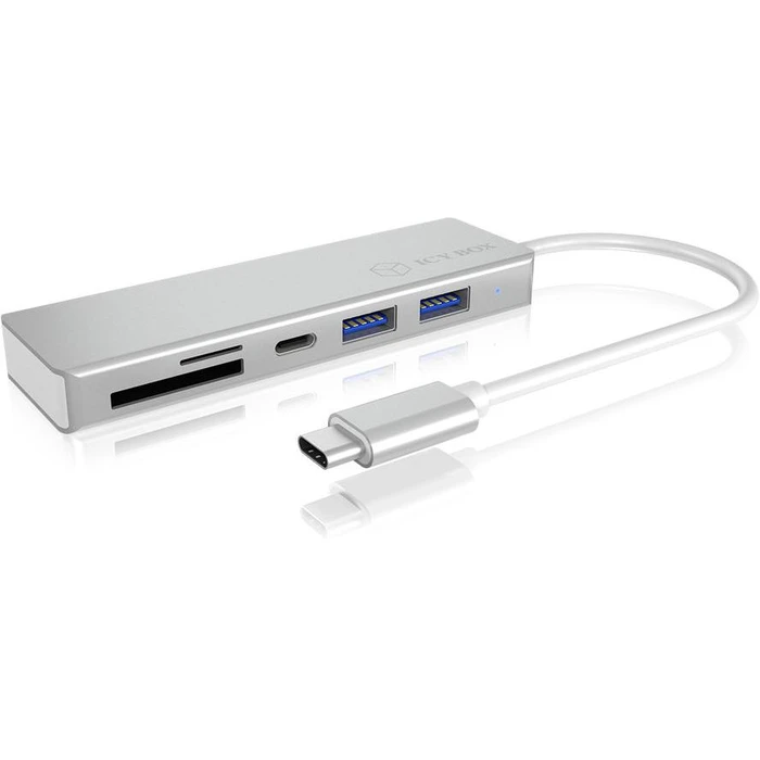 USB Hub IcyBox USB 3.0 Type-C IB-HUB1413CR & card reader