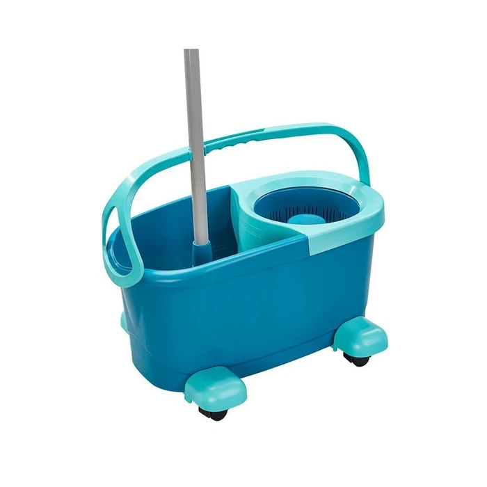 Κουβάς με Σφουγγαρίστρα Leifheit Clean Twist Disc Mop Ergo mobile