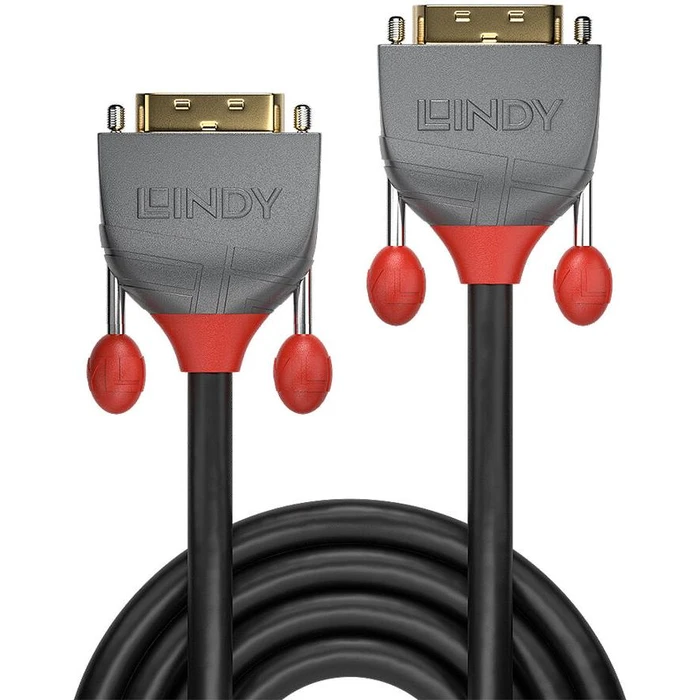 Καλώδιο DVI Lindy Dual Link Anthra Line 10m