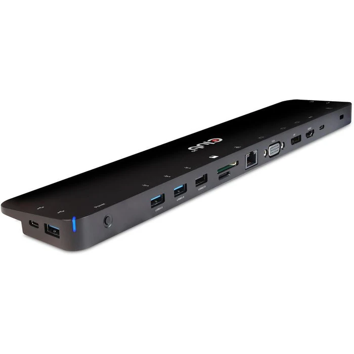 Docking Station Club3D ChargingDock USB-C 3.2 to7xUSB/DP/HDMI/LAN/Audio 100W retail