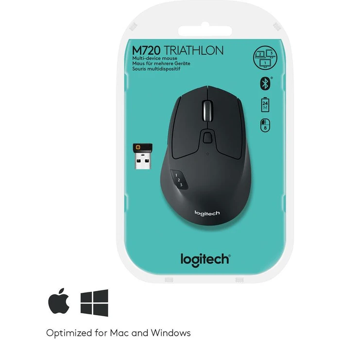 Ποντίκι Aσύρματο Logitech M720 black retail
