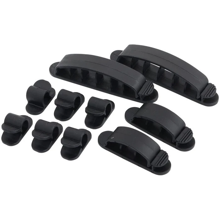 Σετ Τακτοποίησης Καλωδίων LogiLink fastening set 10 pieces / 3 versions, black