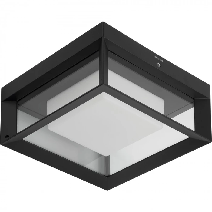 Επιτοίχιο Εξωτερικό Φωτιστικό Philips Hue Econic square LED Wall Lamp black