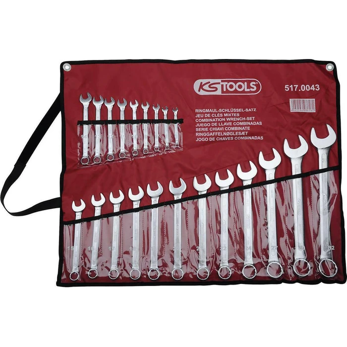 Σετ Γερμανοπολύγωνα KS Tools Ring Spanner-Set angled 21-pieces 6-32mm 517.0043