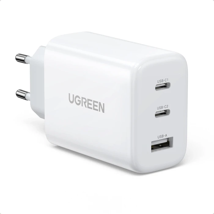 Φορτιστής Πρίζας Ugreen USB-A + 2*USB-C 65W Fast Charger