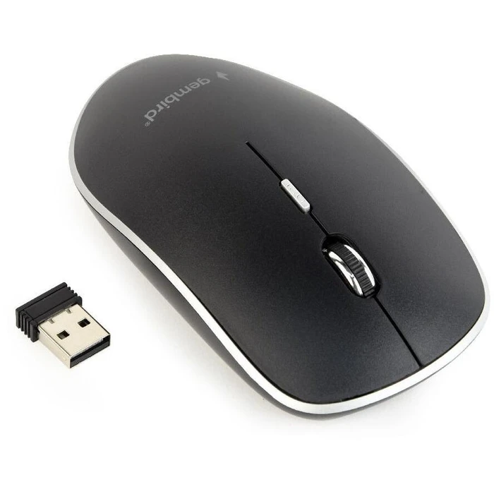 Ποντίκι Ασύρματο Gembird OPT 4 buttons inkl. nano USB Black