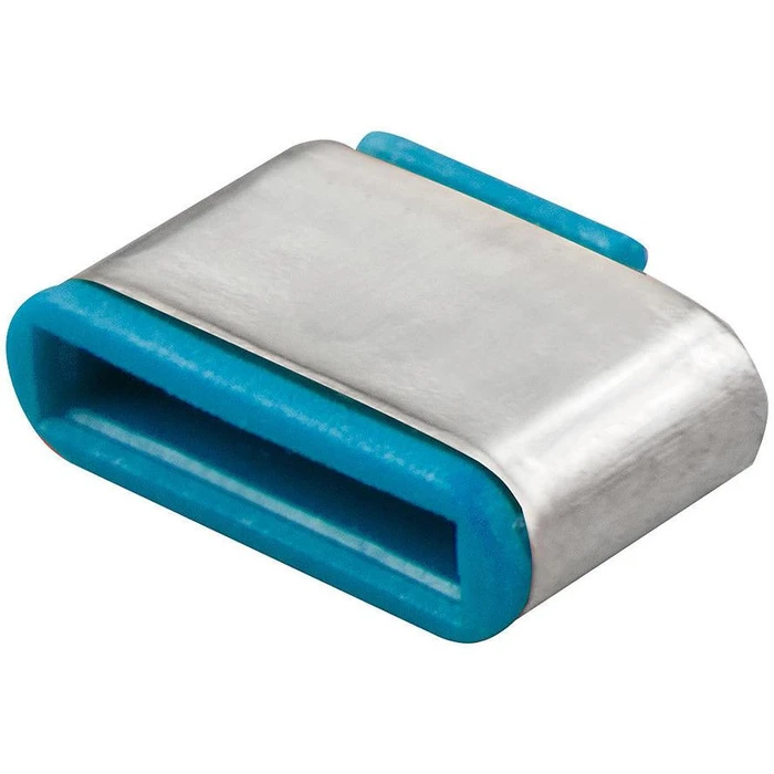 Kλειδαριά Lindy USB type C port lock blue 10 pieces