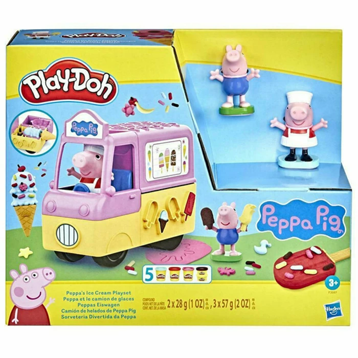 Πλαστελίνη Hasbro Play-Doh Peppa Pig - Peppas Ice Cream Playset (F3597)