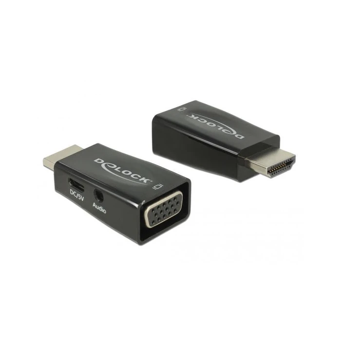 Αντάπτορας Delock HDMI-A male > VGA female with Audio