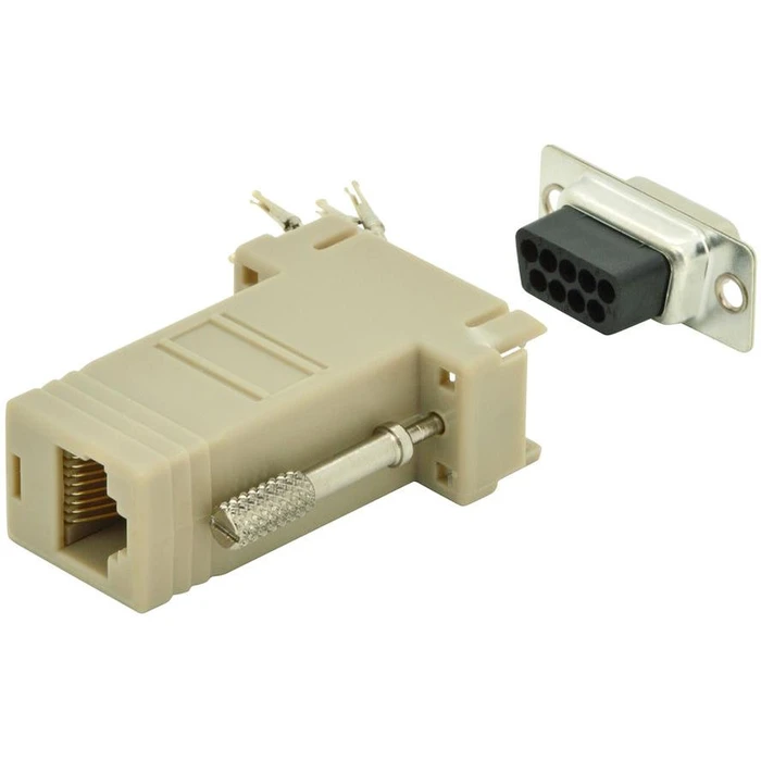 Αντάπτορας Δικτύου Digitus RS 232 DB9, RJ45, Modular DB9 F, RJ45 F