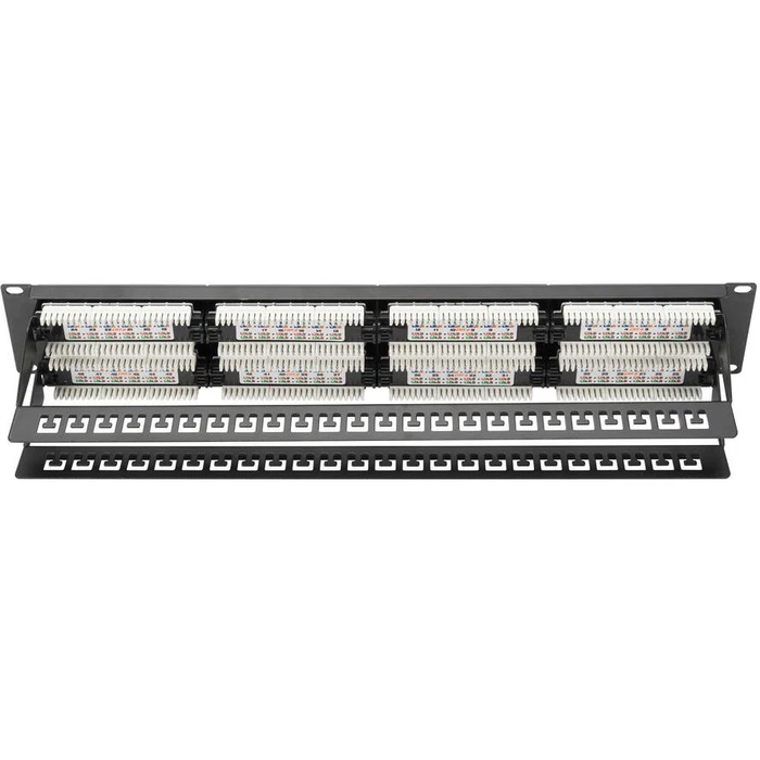 Patch Panel Digitus 2HE 48-Port Cat6 unshielded Black