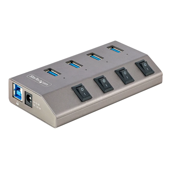 USB Hub StarTech 4-Port Self-Powered USB-C with Individual On/Off