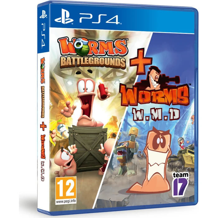 Παιχνίδι PS4 Worms Battlegrounds + Worms WMD - Double Pack