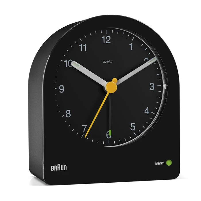 Ρολόι Ξυπνητήρι BRAUN BC22 BK quartz black