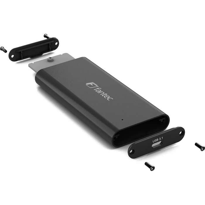 Θήκη Για Σκληρούς Δίσκους m.2 Fantec NVMe31 black SSD-casing USB 3.1