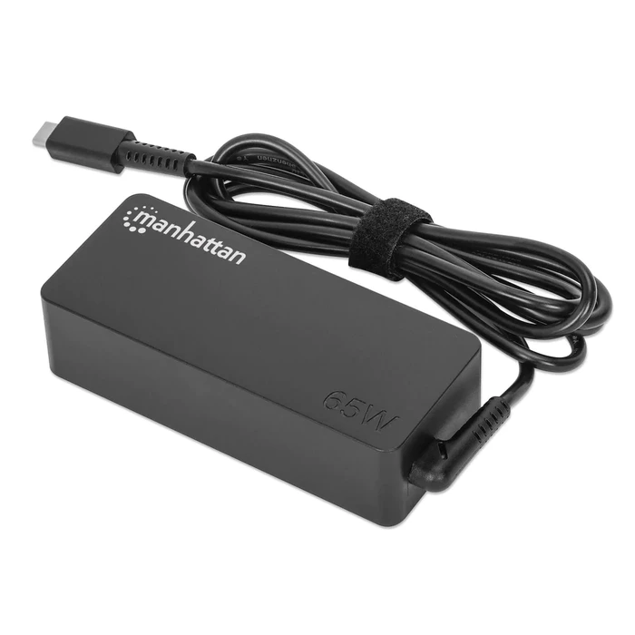 Φορτιστής Laptop 65W Manhattan USB-C Power Delivery Black