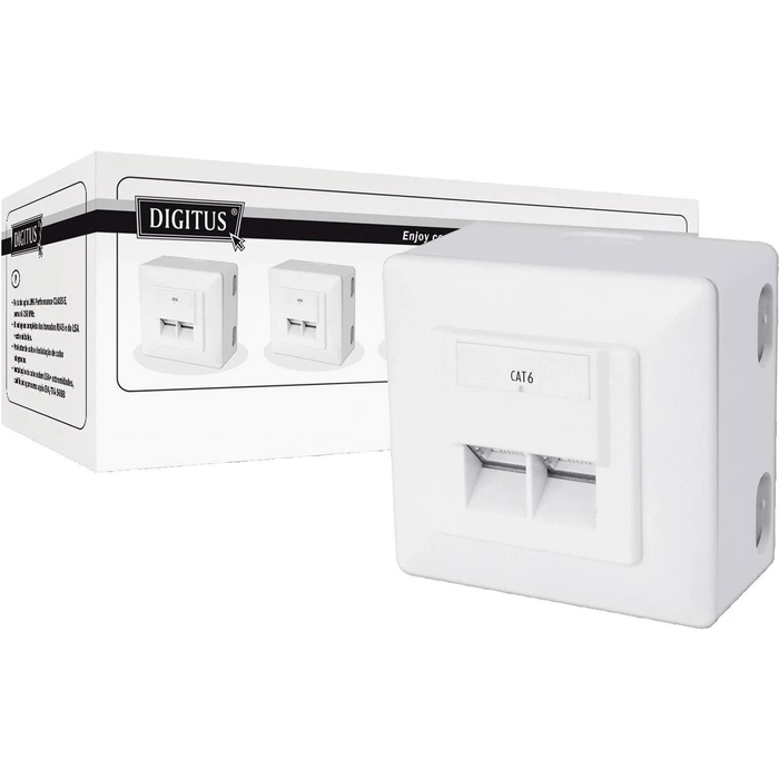Πρίζα Δικτύου Digitus CAT 6 WALL OUTLET
