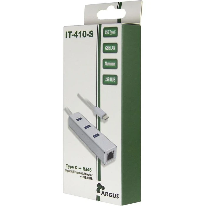USB Hub Inter-Tech LAN- Argus IT-410-S