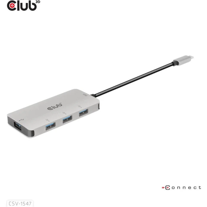 USB Hub Club 3D 3.1 Typ C > 4x 3.1 Typ A 10Gbps retail