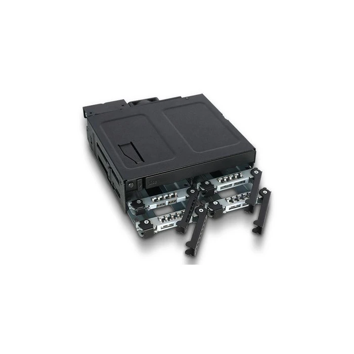 Πλαίσιο Για Σκληρούς Δίσκους Backplane IcyDock 4x6,3cm SATAI-III in 1x5,25" HDD/SSD black retail