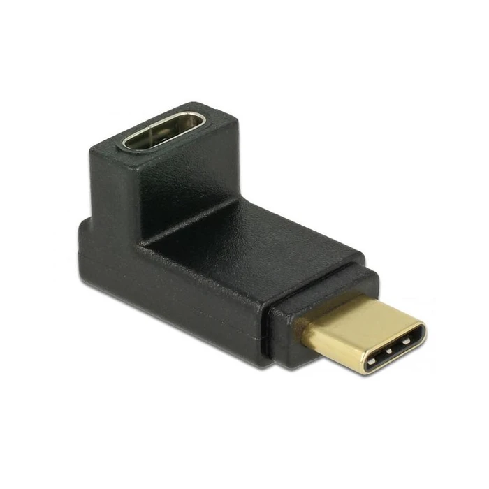 Αντάπτορας USB Delock USB/C male > female angled o/u 10Gbps