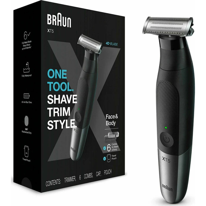 Ξυριστική Μηχανή Braun Series XT 5200 Face+Body+Travel