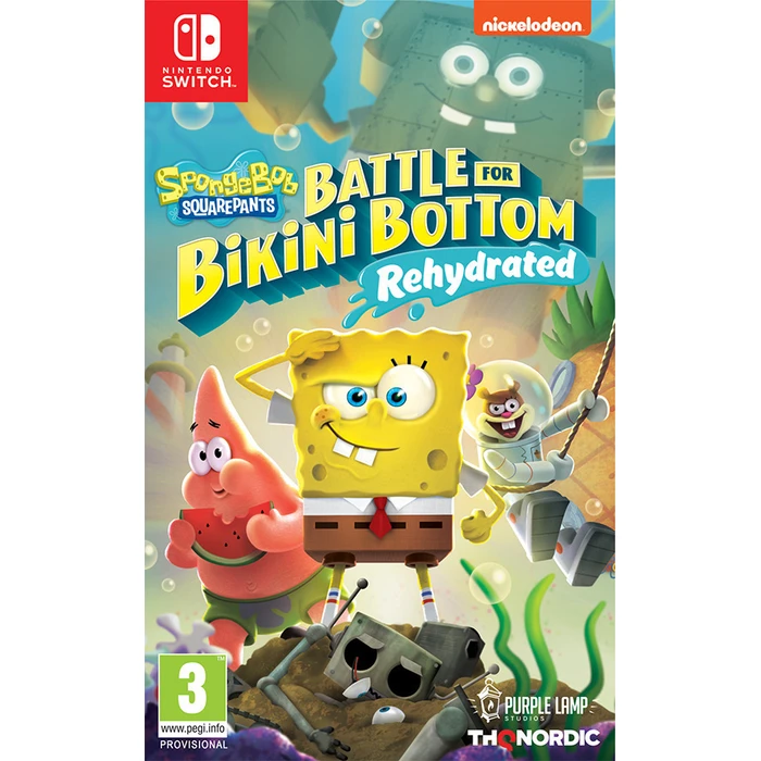 Παιχνίδι NSW Spongebob SquarePants: Battle for Bikini Bottom - Rehydrated