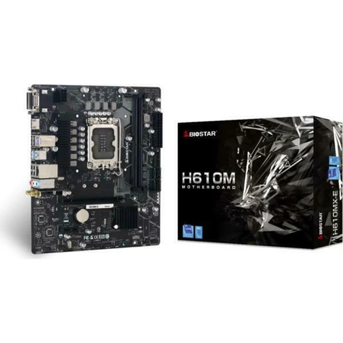 Motherboard Biostar H610MX-E (H610,S1700,mATX,Intel)
